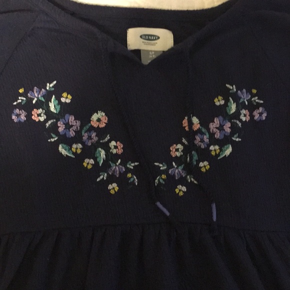 Kids navy blue old navy dress - Picture 3 of 5